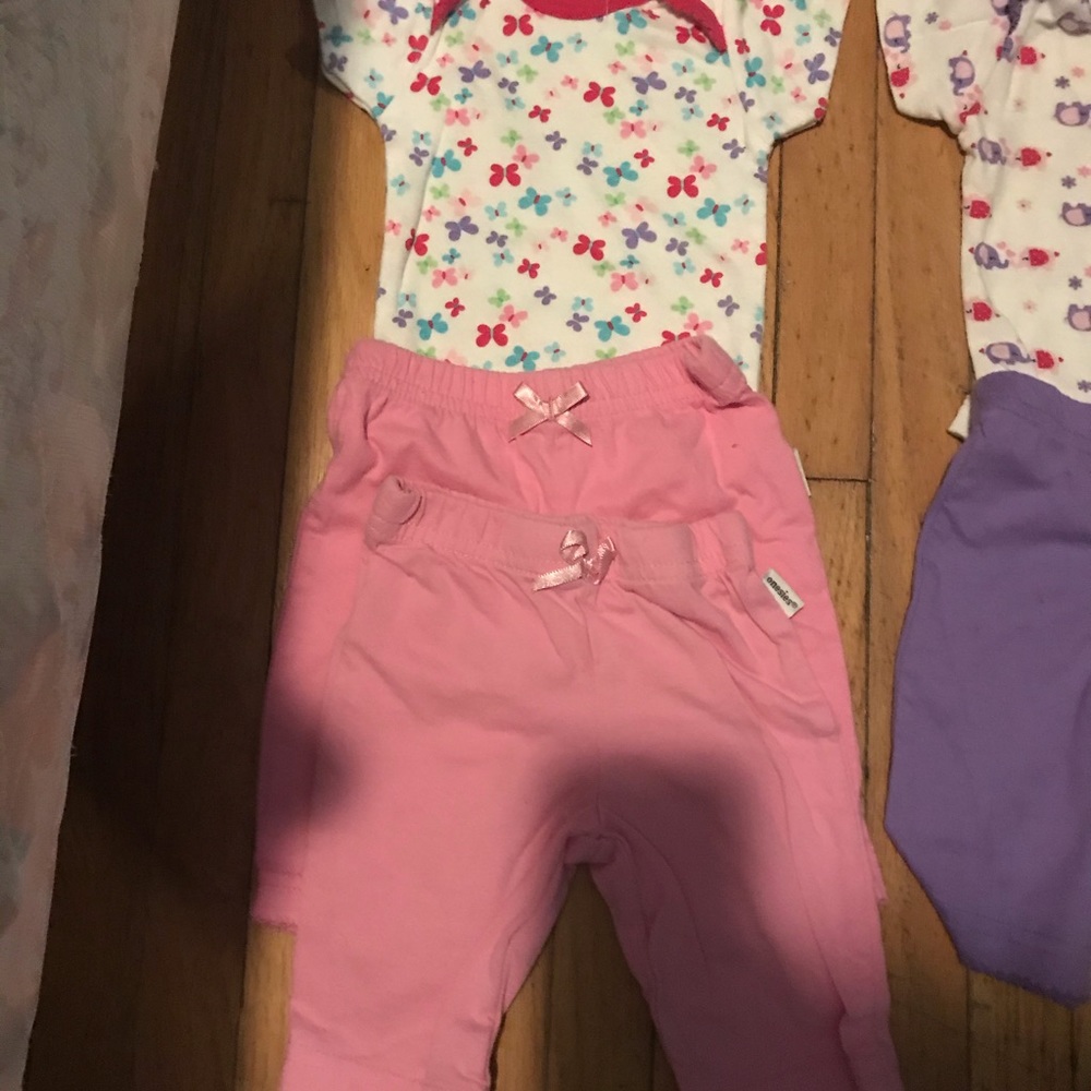 Three piece outfit set short sleeve